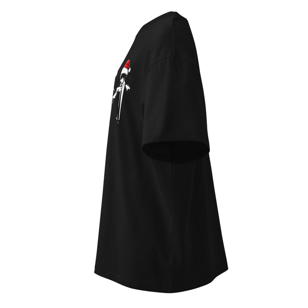 Oversize Pulp Fiction Santa Hats Candy Canes - Lateral fantasma