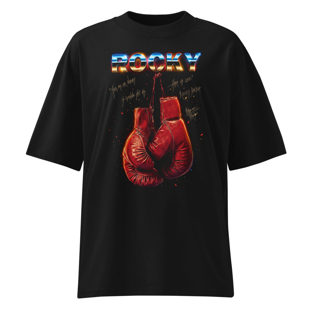 Oversize Rocky Balboa Hard As Life Boxing Gloves - Frente fantasma