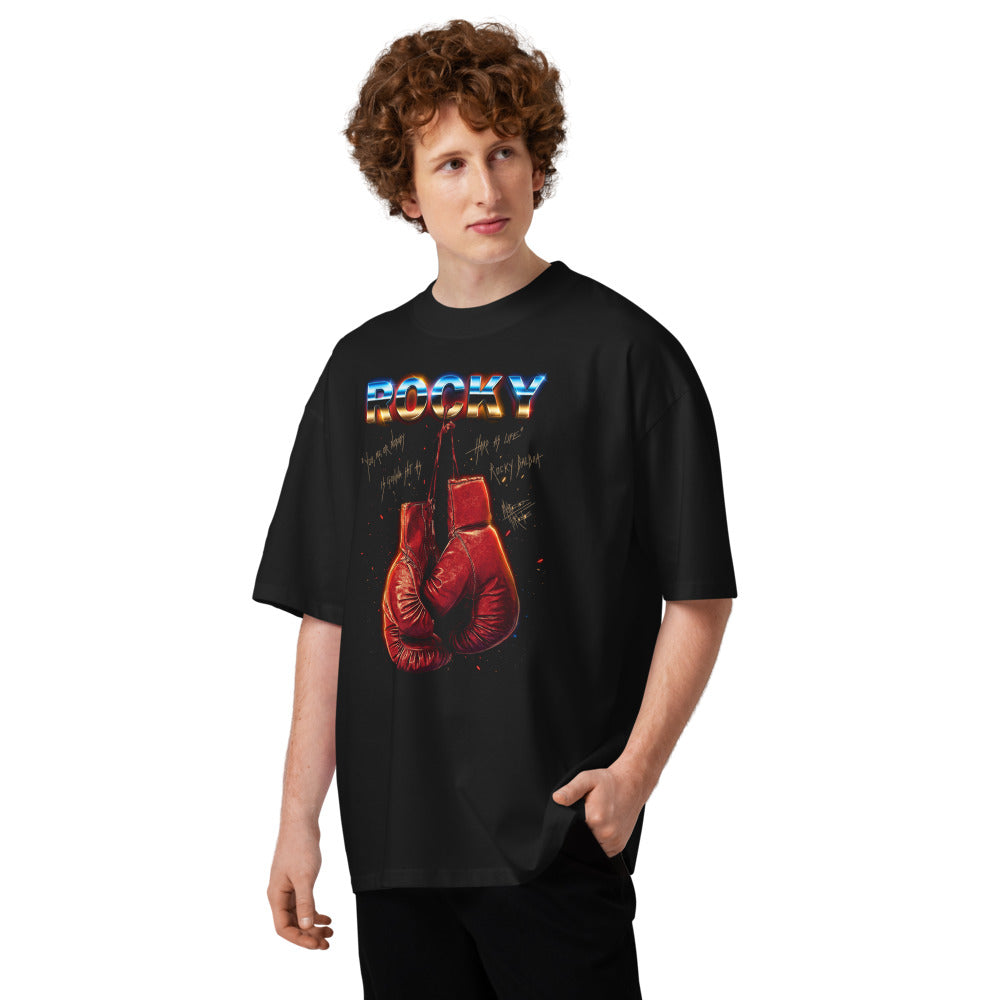 Oversize Rocky Balboa Hard As Life Boxing Gloves - Modelo masculino