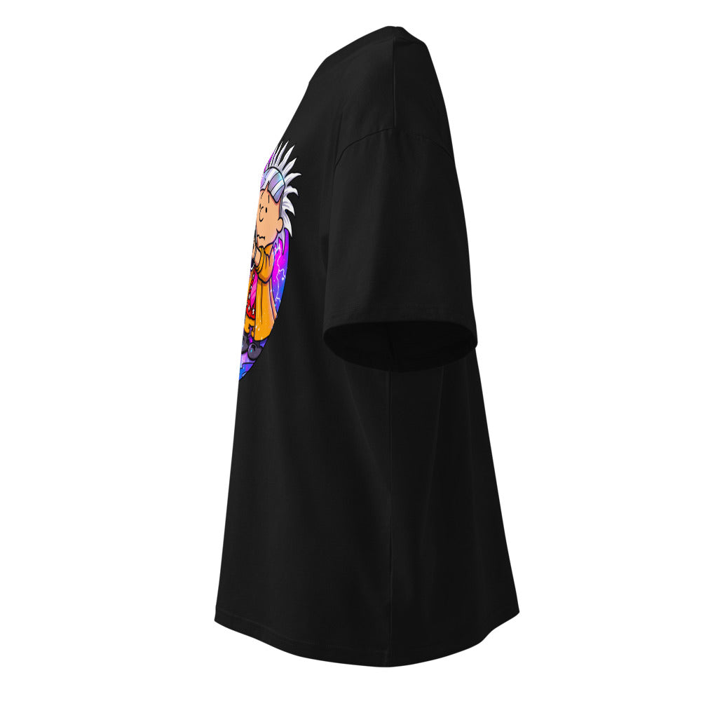 Oversize Snoopy Marty Charlie Brown Doc DeLorean - Lateral fantasma