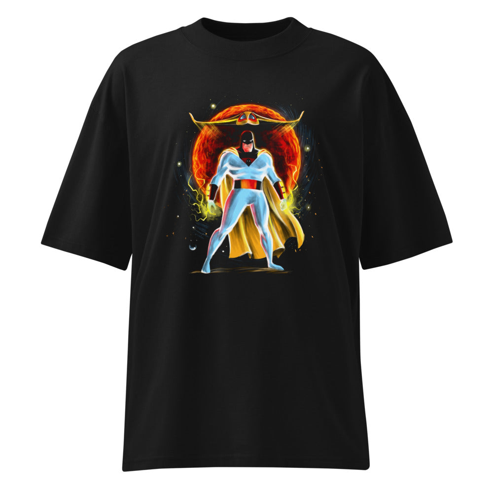 Oversize Space Ghost Red Sun Cosmic - Frente fantasma