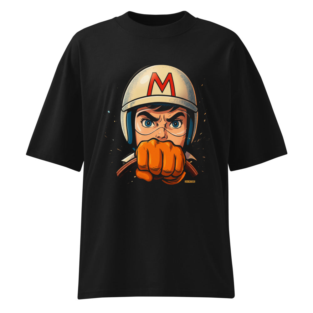 Oversize Speed Racer Helmet Fist - Frente fantasma