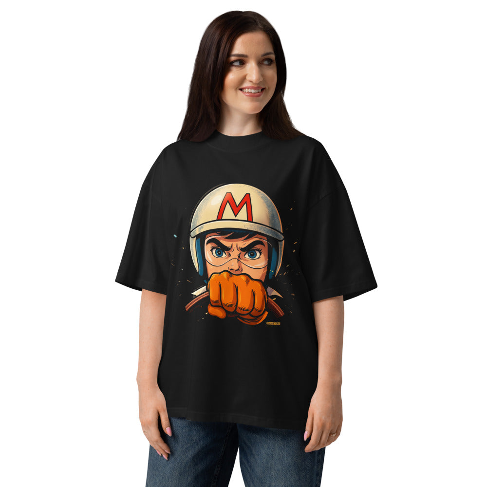 Oversize Speed Racer Helmet Fist - Modelo femenina