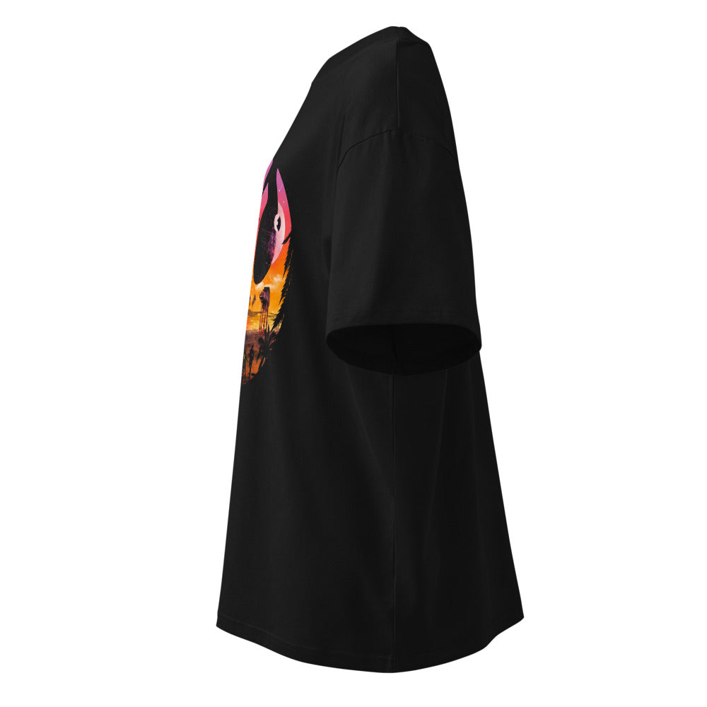 Oversize Star Wars Rebel Emblem Death Star Sunset - Lateral fantasma