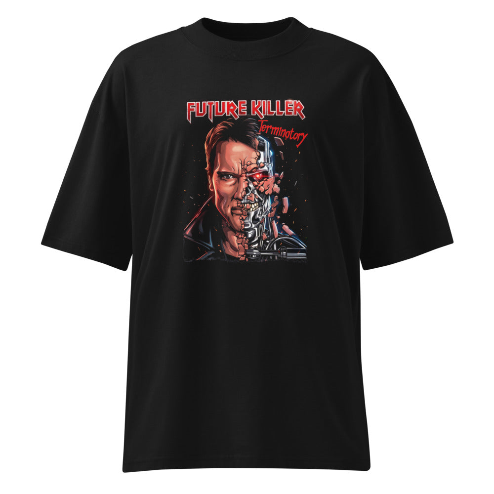 Oversize Terminator Half Face Heavy Metal - Frente fantasma