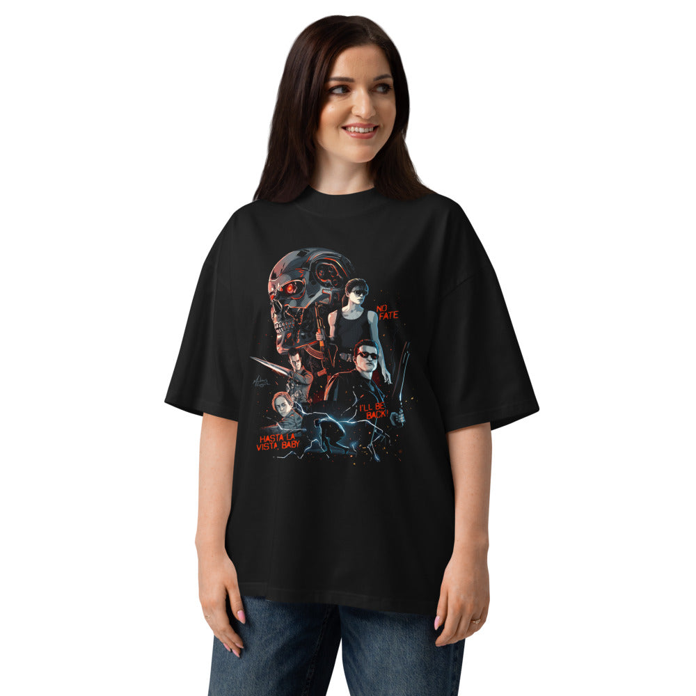 Oversize Terminator No Fate Hasta La Vista - Modelo femenina