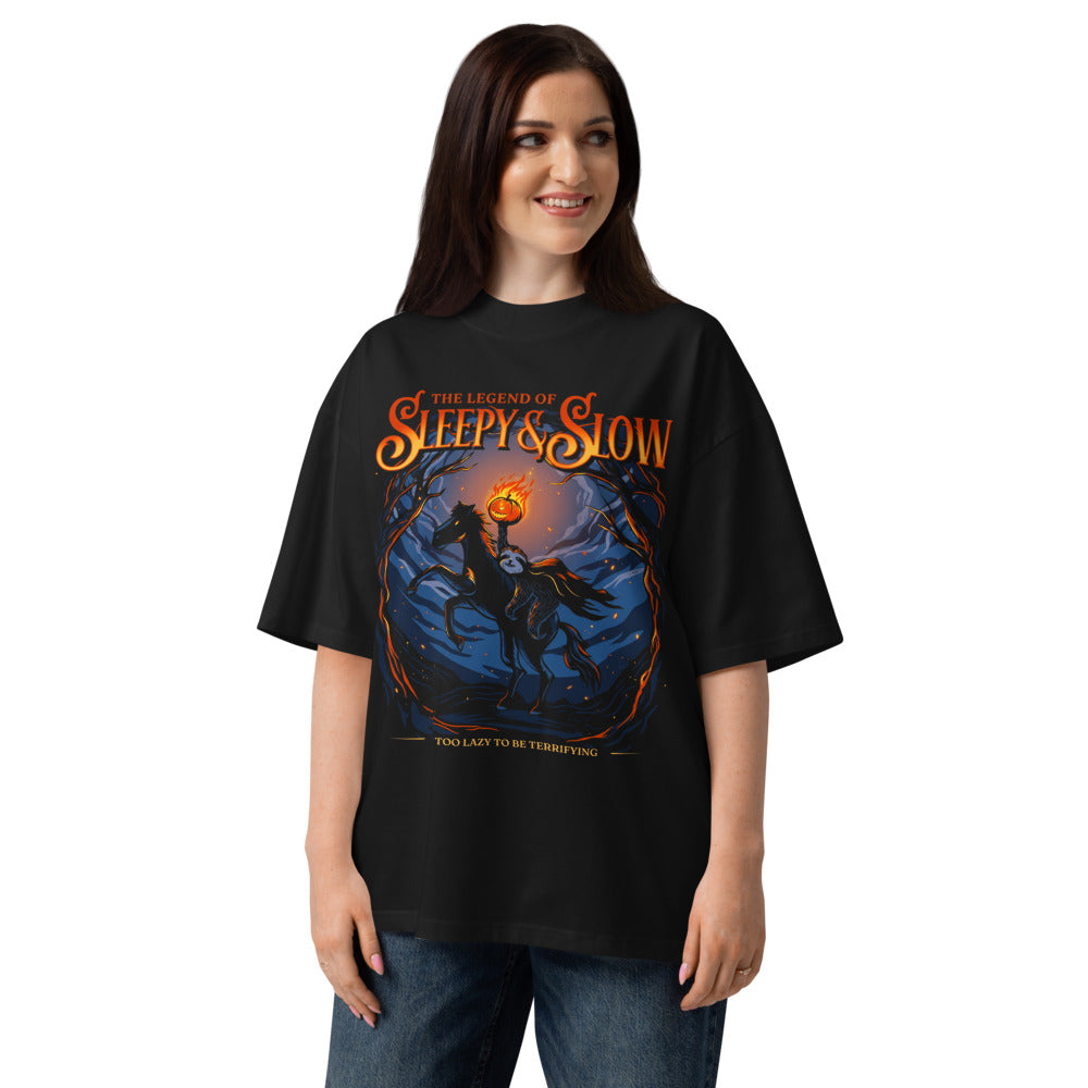 Oversize The Legend Of Sleepy And Slow Sloth - Modelo femenina
