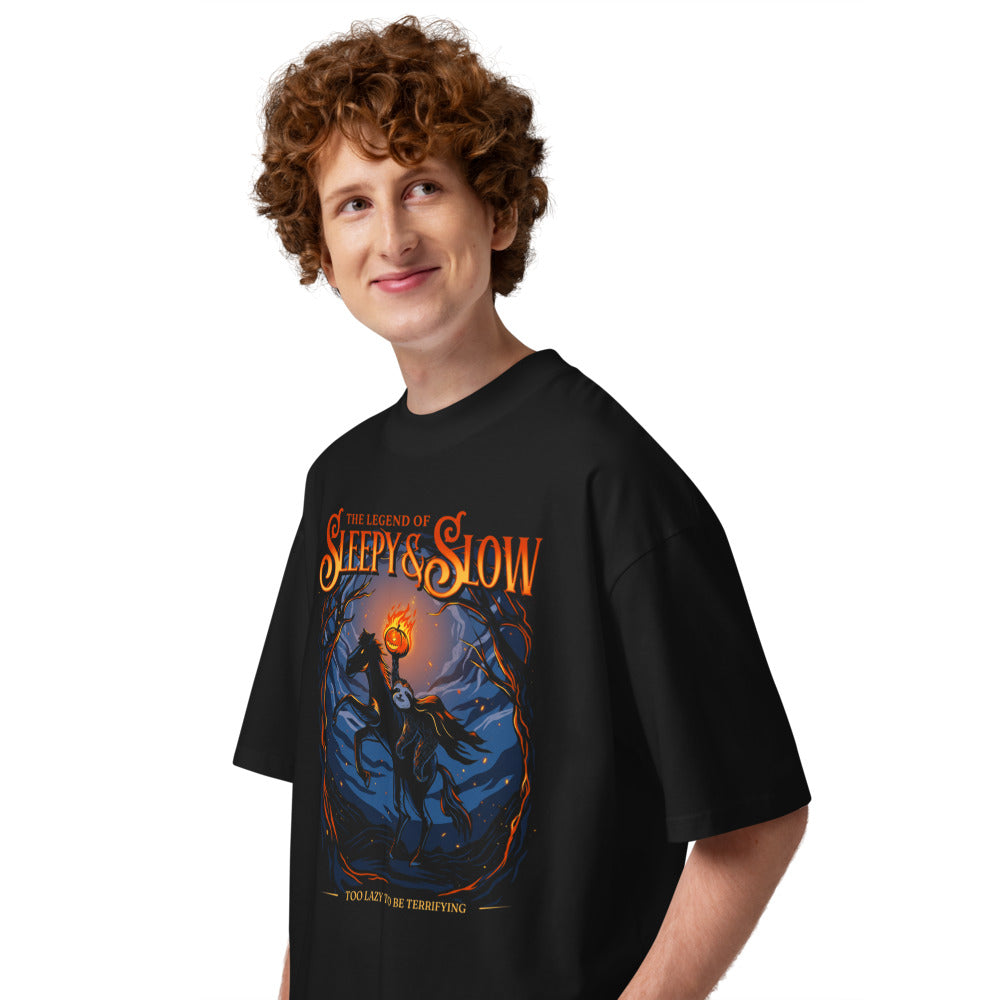 Oversize The Legend Of Sleepy And Slow Sloth - Modelo masculino lateral