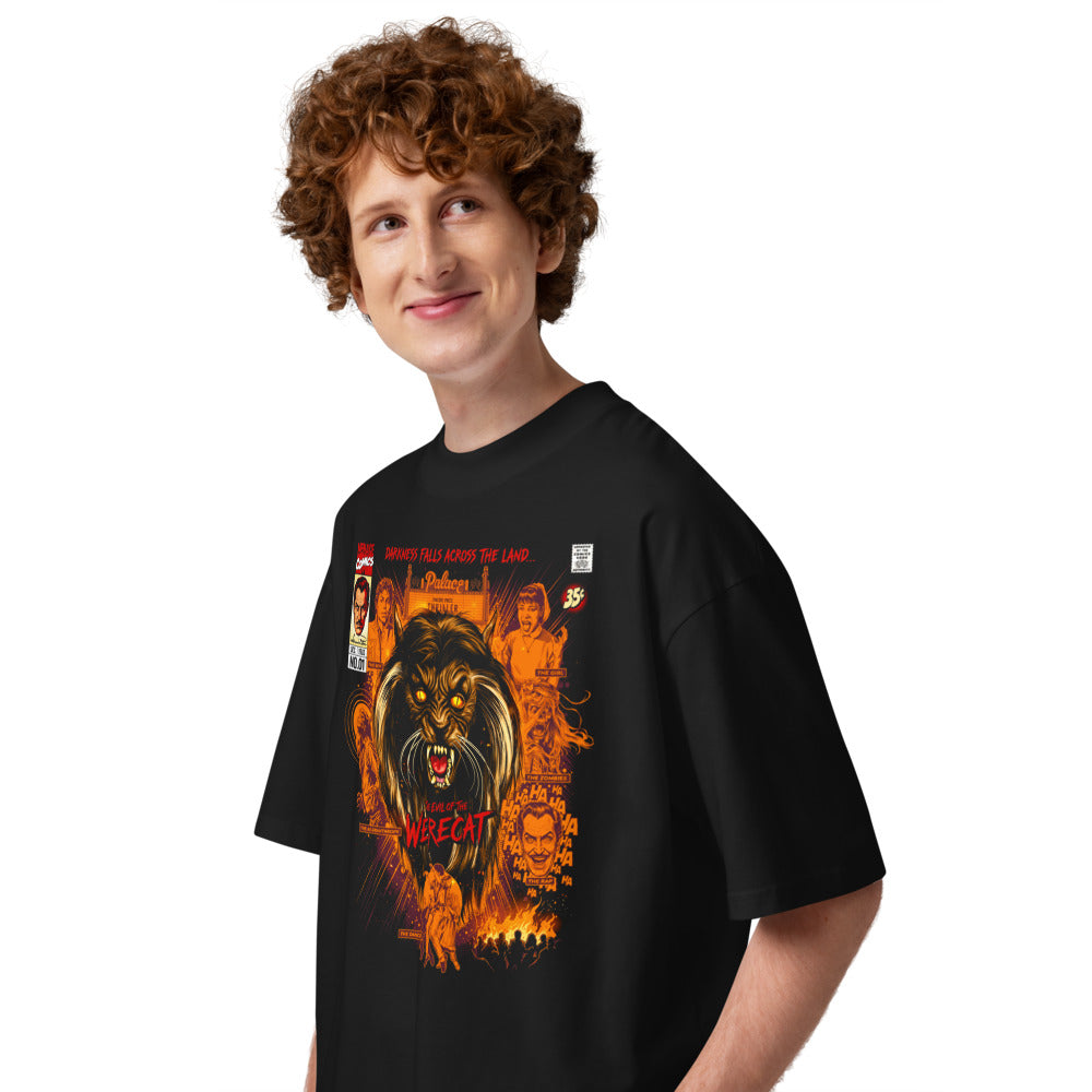 Oversize Thriller The Evil Of The Werecat - Modelo masculino lateral