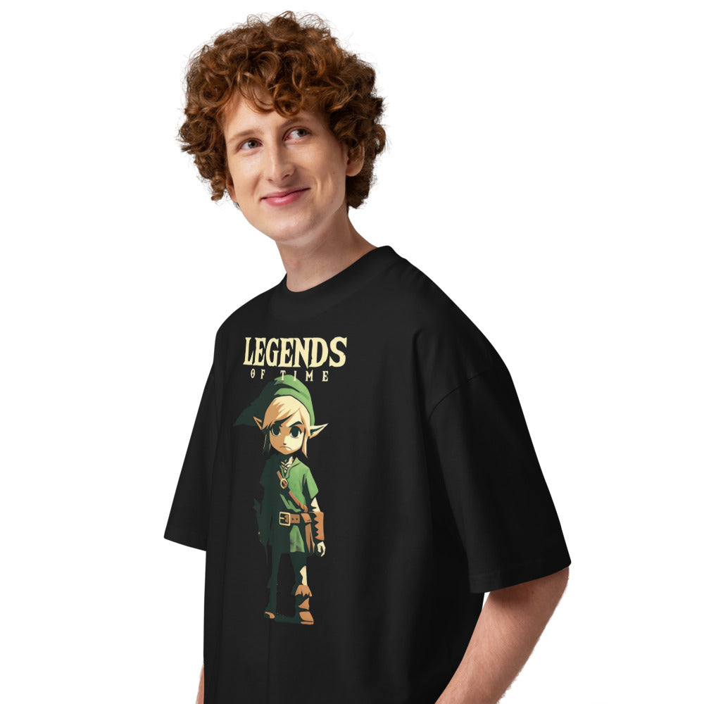 Oversize Zelda Legends - Modelo masculino lateral