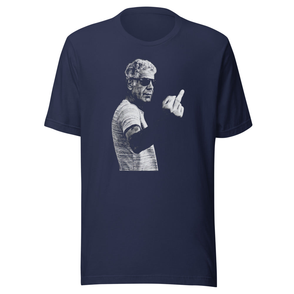 Playera A, Bourdain - Frente grande