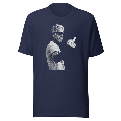 Playera A, Bourdain - Frente grande