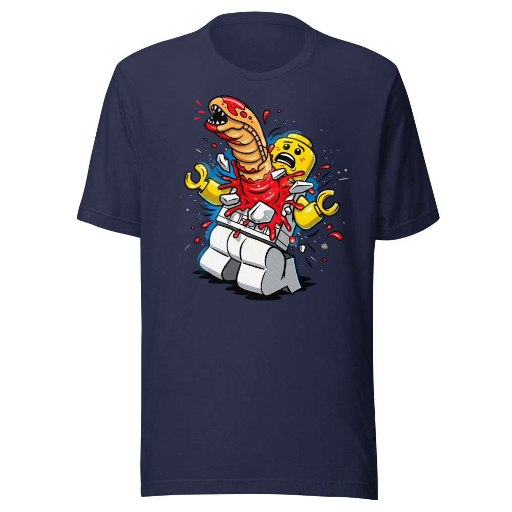 Playera Alien Brick Astronaut Surprise - Frente grande
