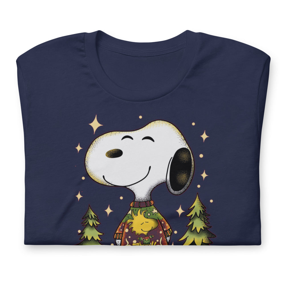 Playera Beagle de Navidad - Doblado