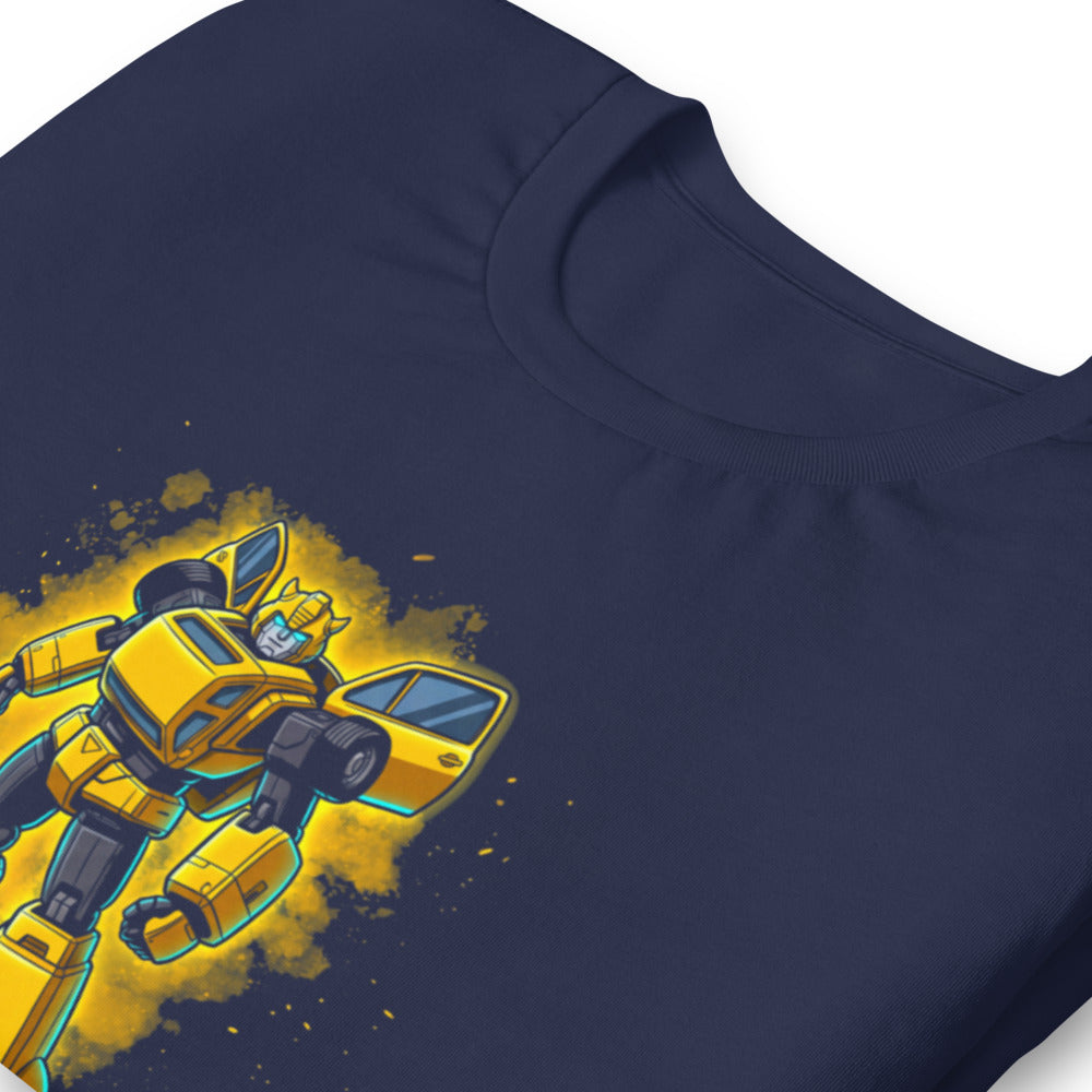 Playera Bumblebee Autobot Yellow Glow Dust Cloud - Doblado zoom