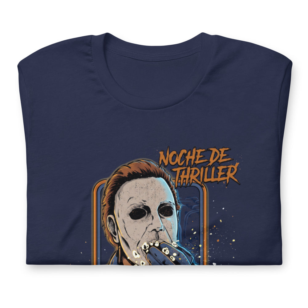 Playera Michael Myers Noche De Thriller Palomitas - Doblado
