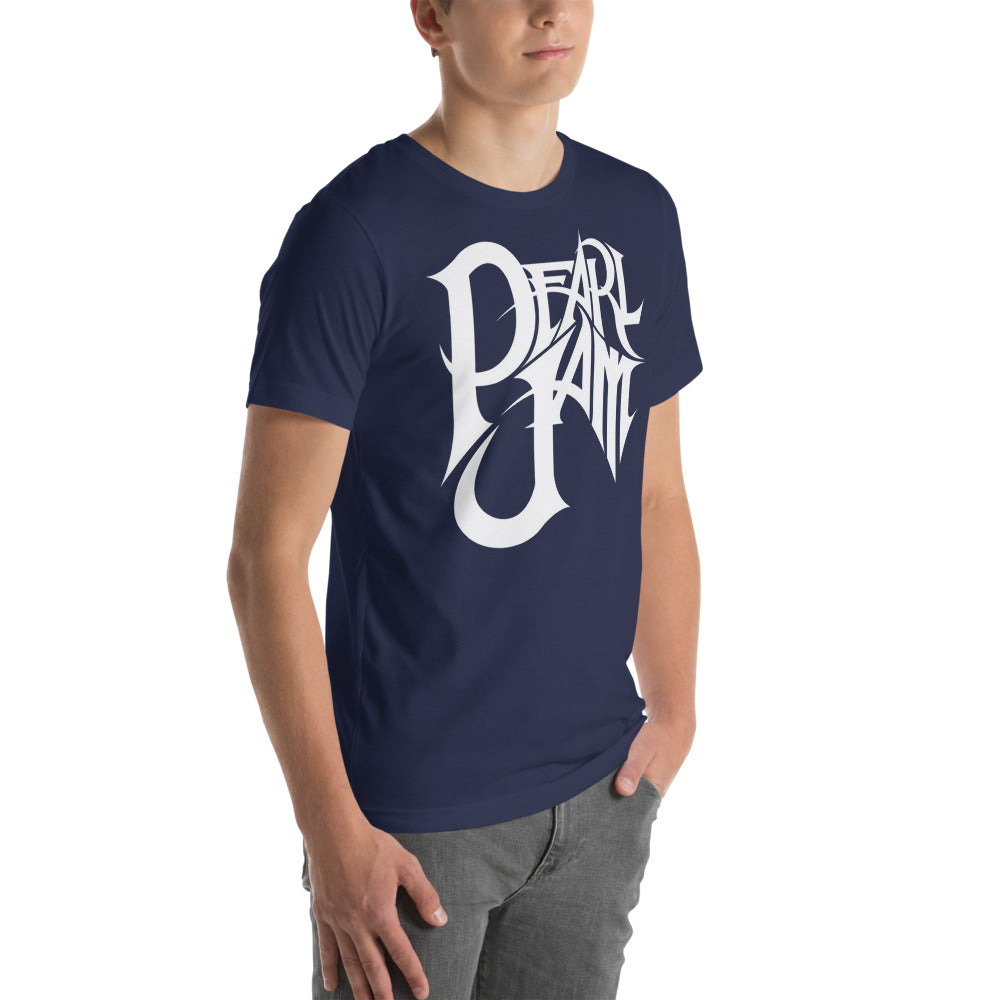 Playera Pearl Jam Rock band - Modelo masculino lateral