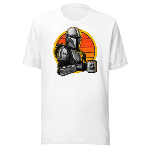 Playera #1 Dad Mandalorian - Frente grande