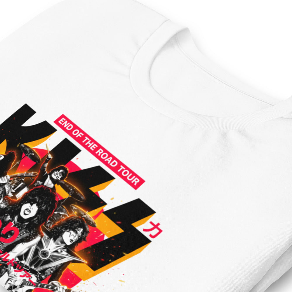 Playera KISS End Of The Road Tour Kanji - Doblado zoom