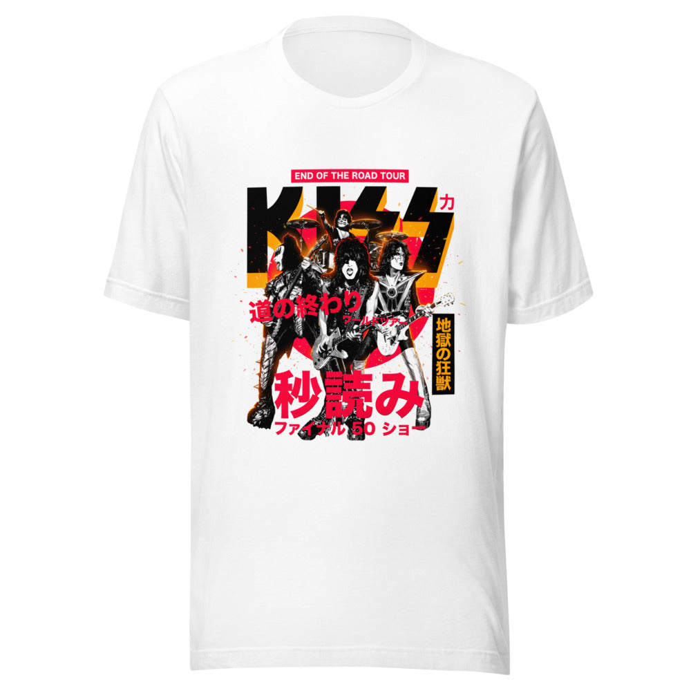 Playera KISS End Of The Road Tour Kanji - Frente grande