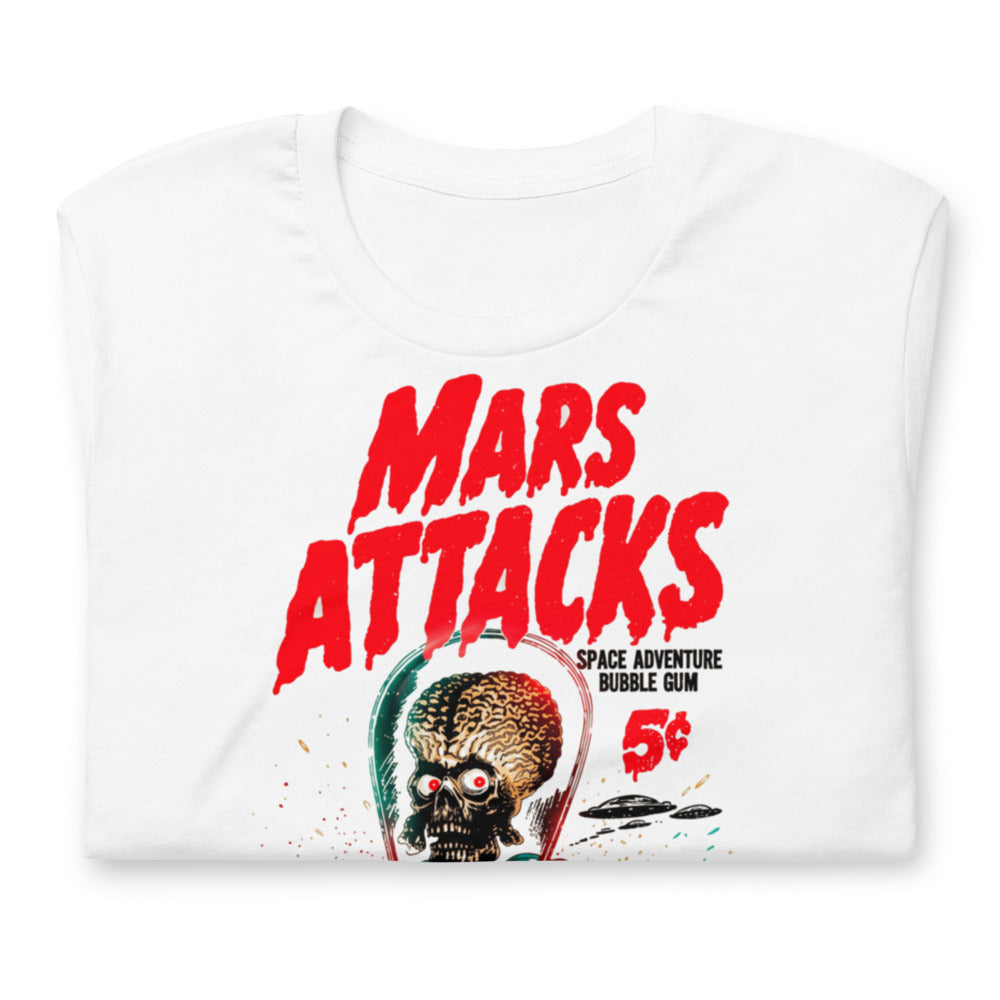 Playera Mars Attacks Space Adventure Bubble Gum - Doblado