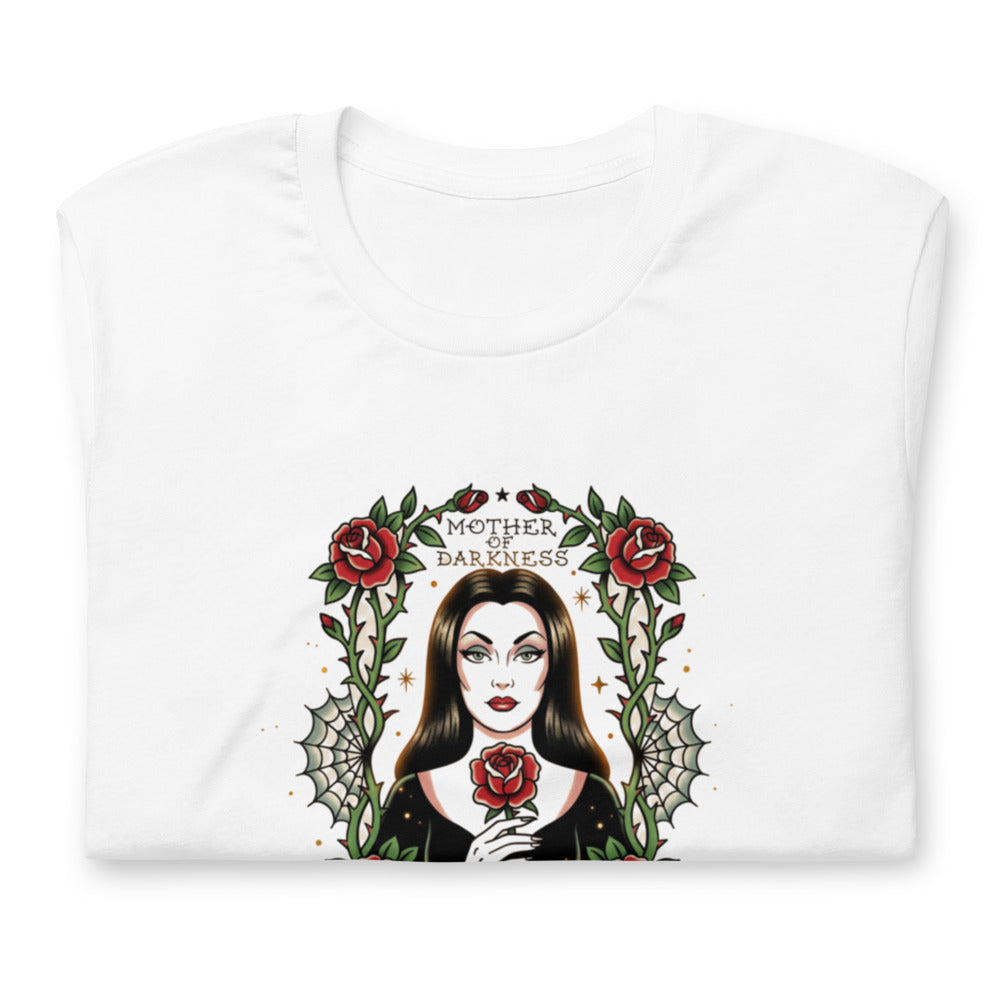 Playera Mother Of Darkness Gothic Woman Skull Heart - Doblado