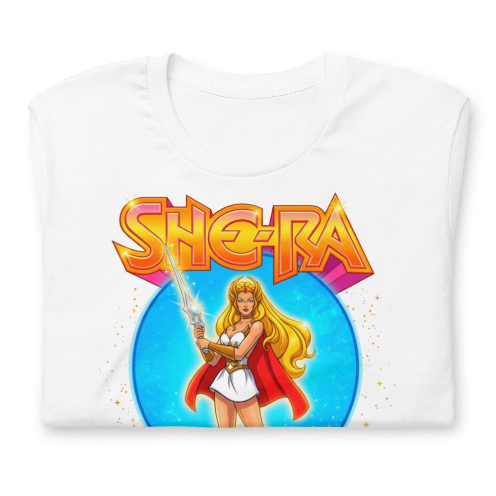Playera She-Ra Princess Of Power Starry Blue Circle - Doblado