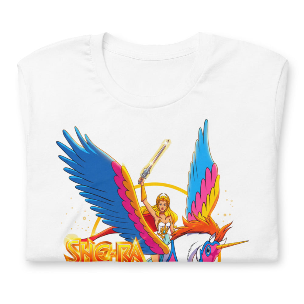 Playera She-Ra Swift Wind Rainbow Wings - Doblado