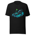 Playera Alien Xenomorph Pool Float Green Cocktail - Frente grande