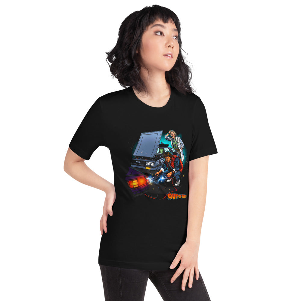 Playera Back To The Future Out Of Time Jumpstart - Modelo femenina