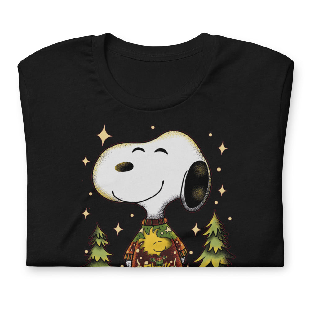 Playera Beagle de Navidad - Doblado