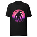 Playera Bigfoot UFO Retro Sunset - Frente grande