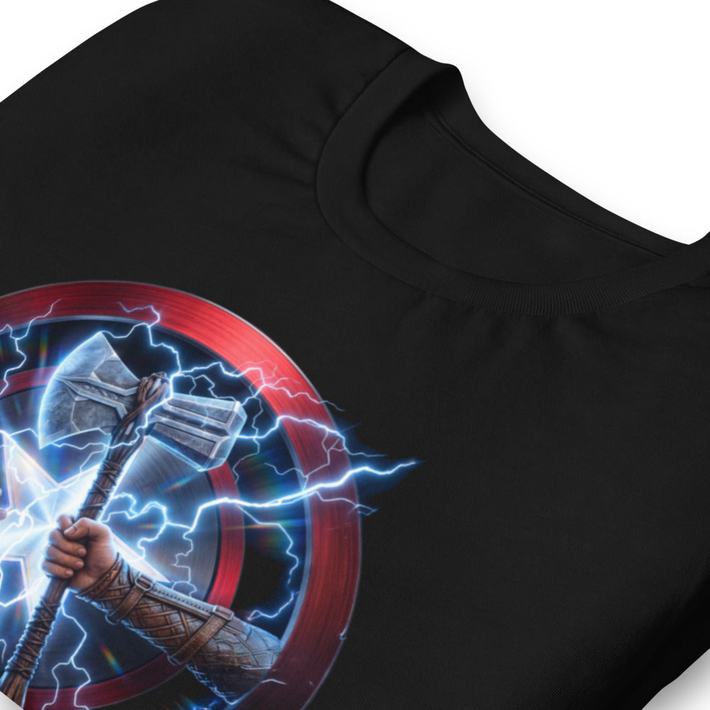 Captain America Thor Weapon Clash - Doblado zoom