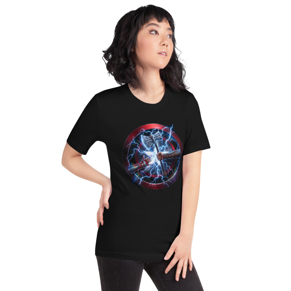 Captain America Thor Weapon Clash - Modelo femenina