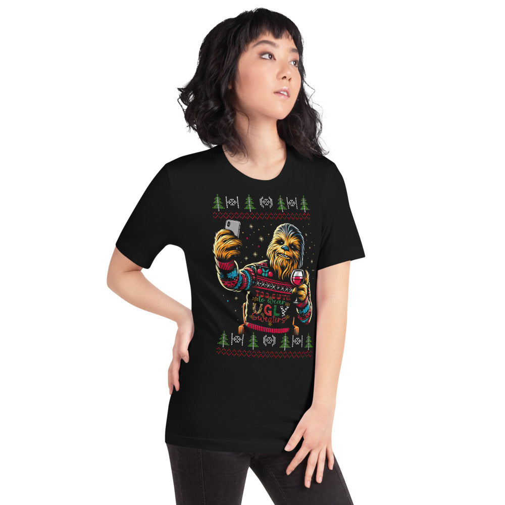 Playera Chewie Holidays - Modelo femenina