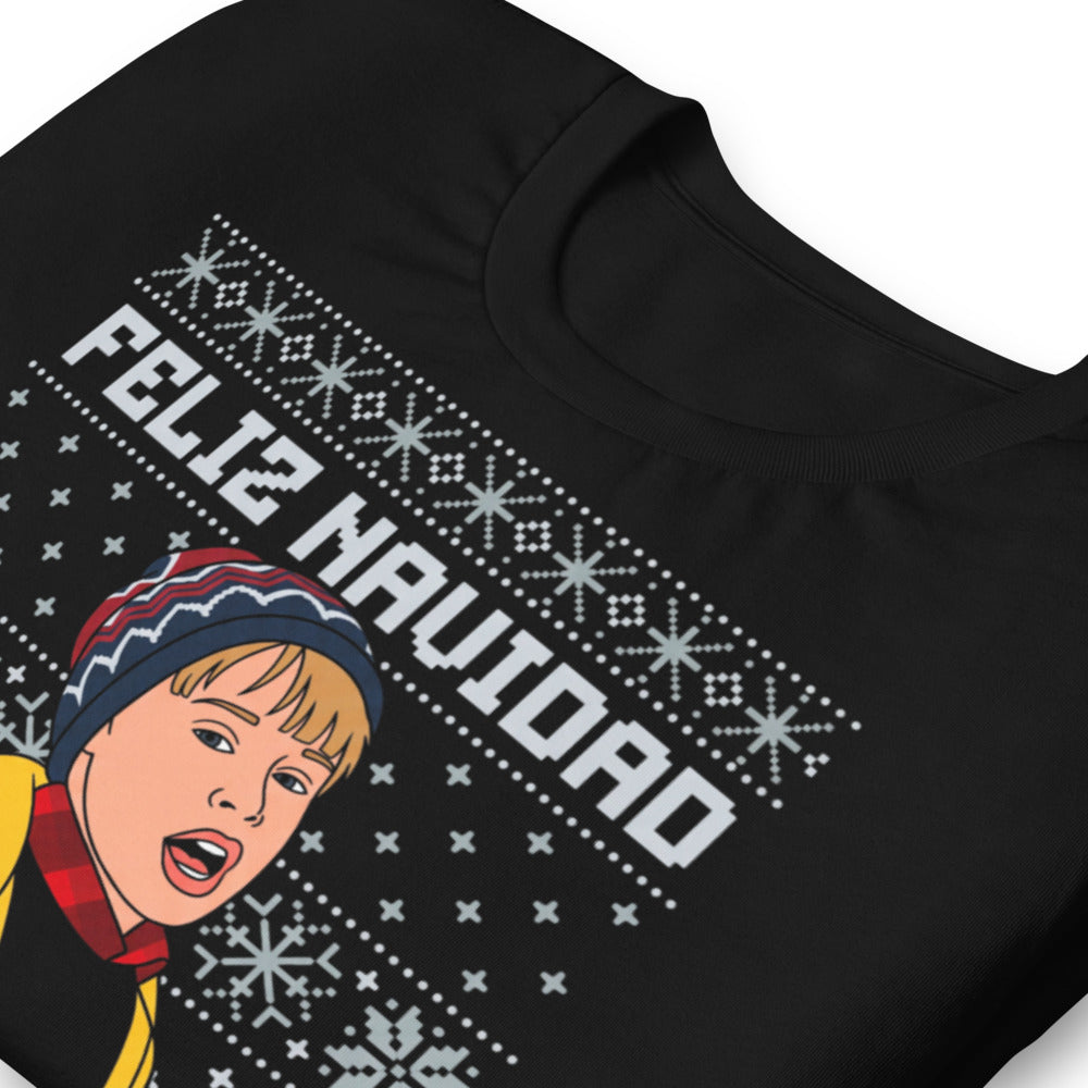 Playera Feliz Navidad Inmundo Animal Suéter Feo - Doblado zoom