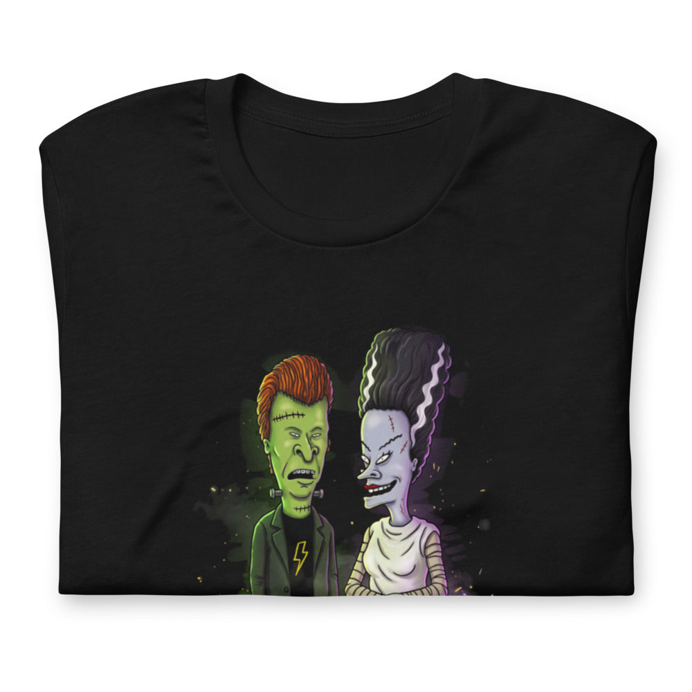 Playera Freak Science Xperiments Frankenstein Bride - Doblado