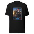 Ghibli Castle Cliffs Red Moon - Frente grande