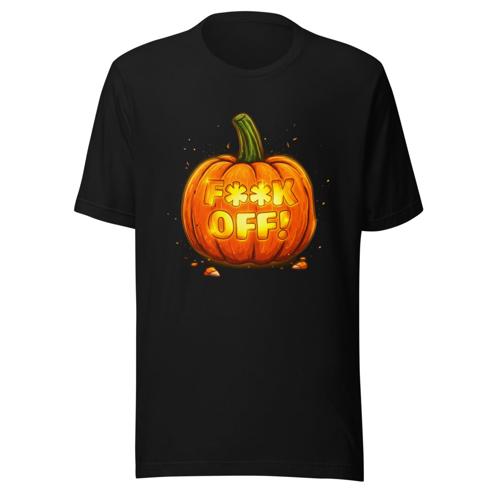 Playera Glowing Jack O Lantern Halloween Humor - Frente grande