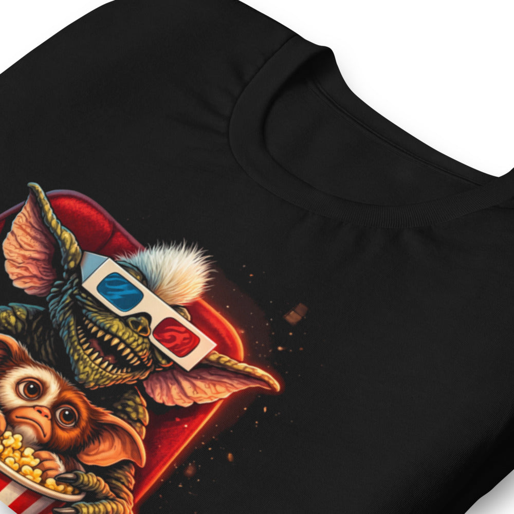 Playera Gremlins Stripe Gizmo Movie Night - Doblado zoom
