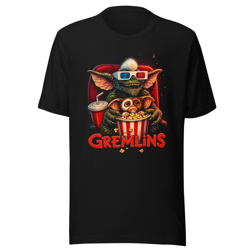Playera Gremlins Stripe Gizmo Movie Night - Frente grande