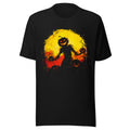 Playera Halloween Pumpkin Scarecrow Moon - Frente grande
