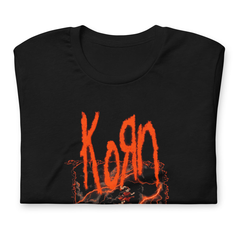 Korn Dark Fantasy Warrior Logo - Doblado