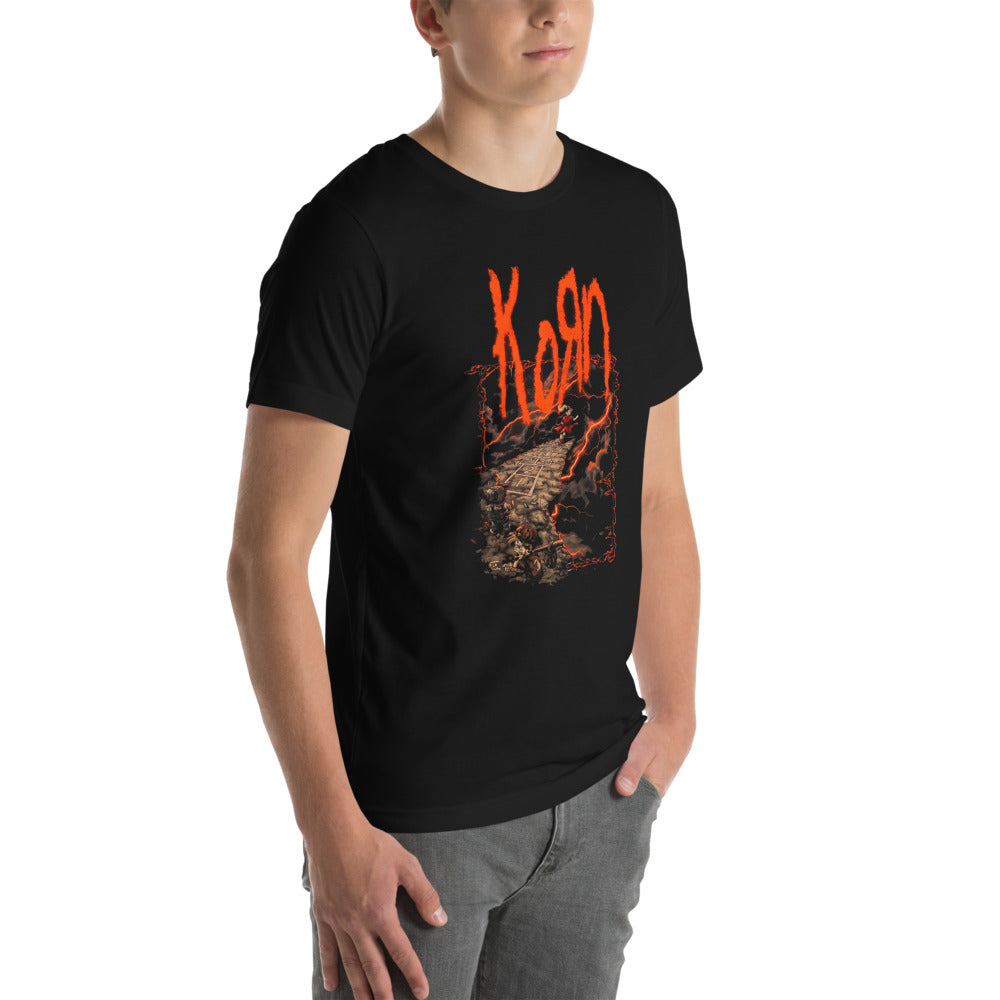 Korn Dark Fantasy Warrior Logo - Modelo masculino lateral