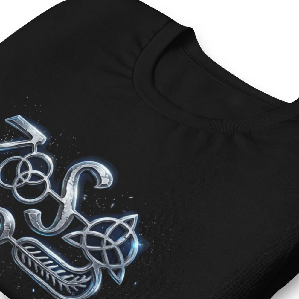 Playera Led Zeppelin Zoso Chrome Symbol - Doblado zoom