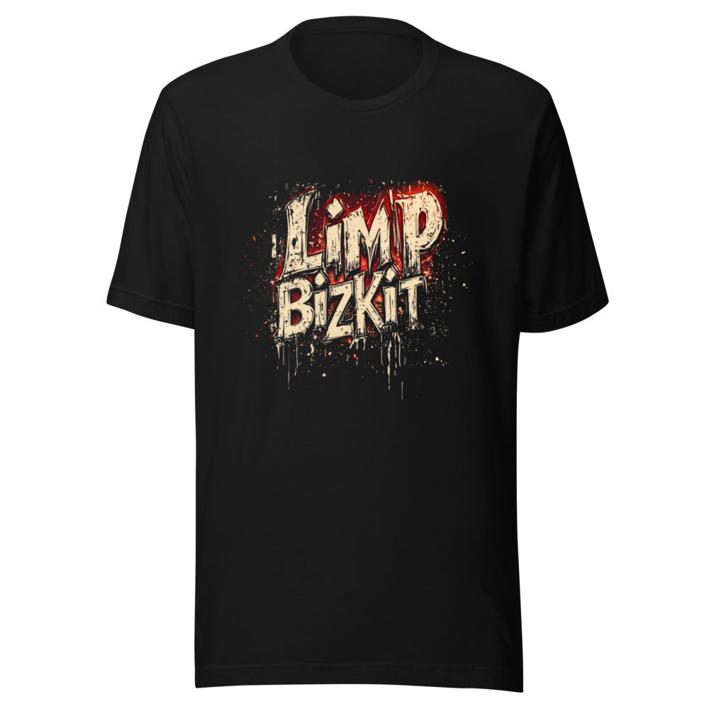 Playera Limp Bizkit Grunge Drip Red Glow - Frente grande