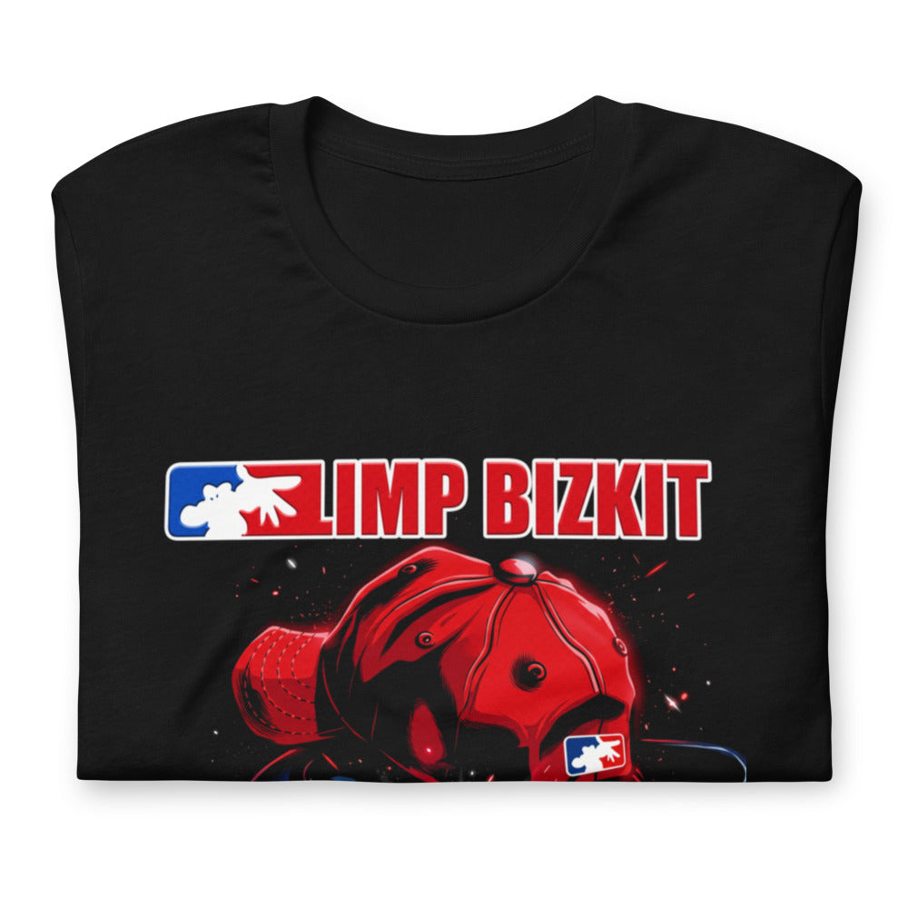 Playera Limp Bizkit Red Cap Microphone - Doblado