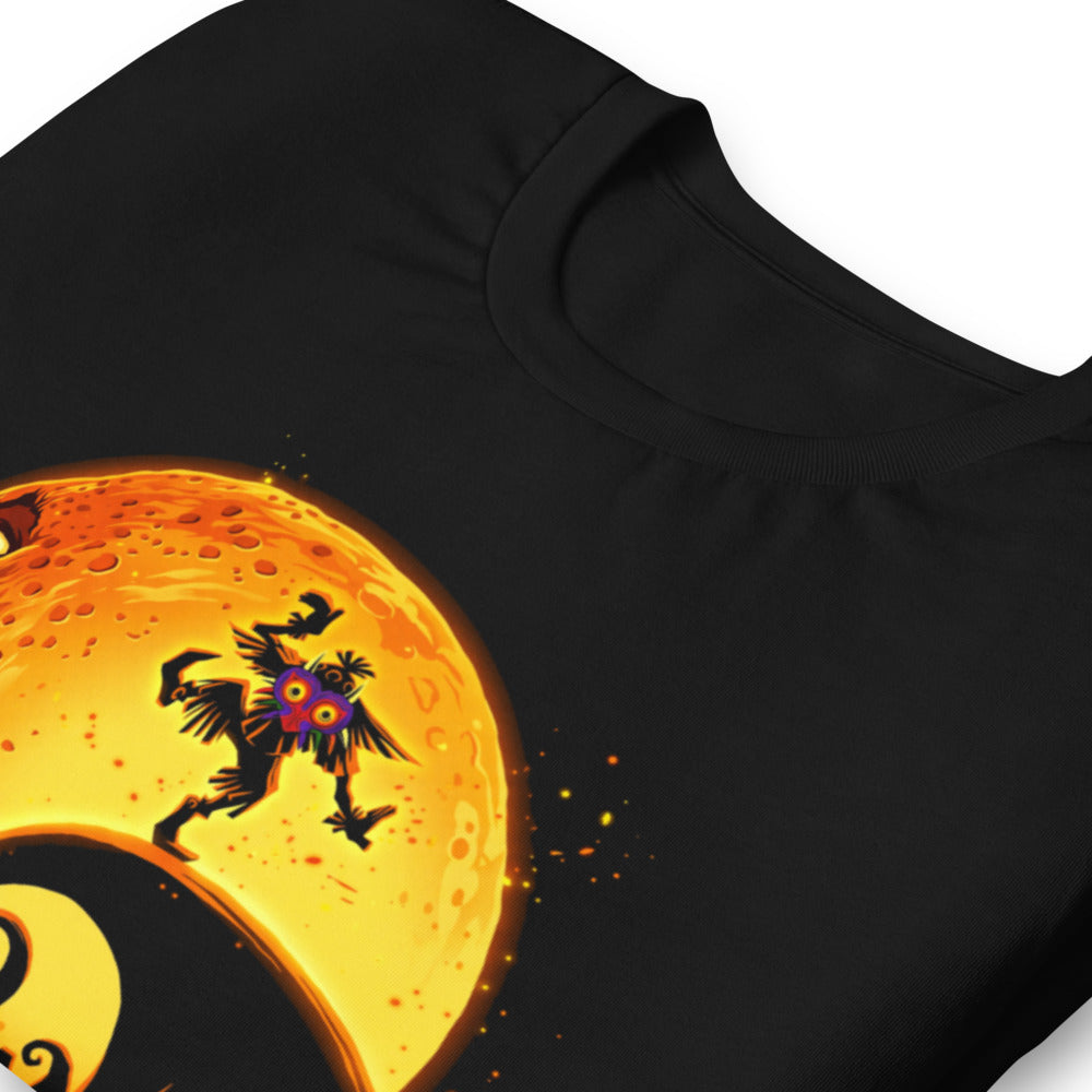 Playera Majora's Mask Skull Kid Spiral Hill Moon - Doblado zoom