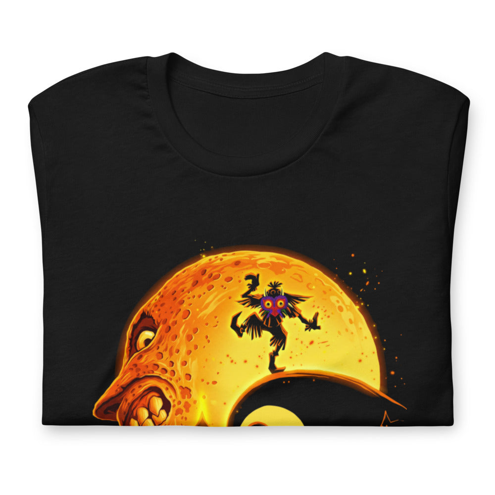Playera Majora's Mask Skull Kid Spiral Hill Moon - Doblado