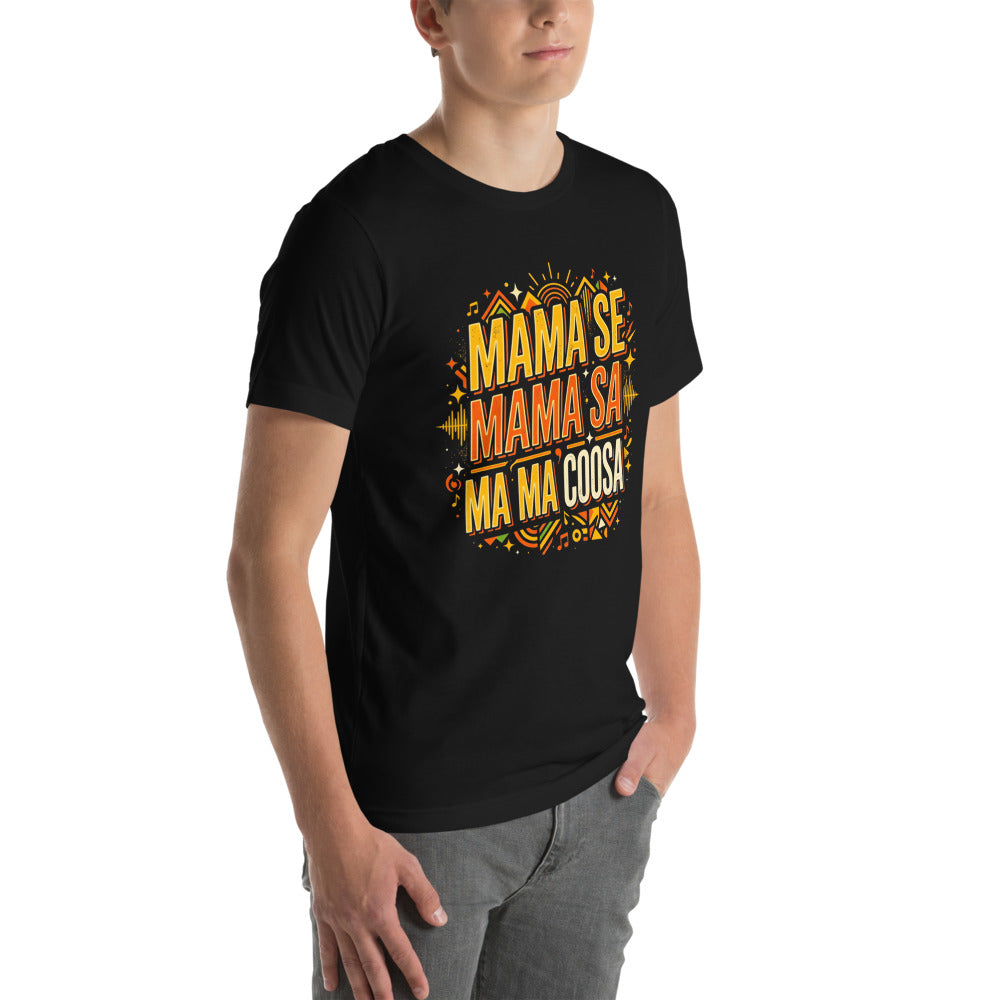 Playera Mama Se Mama Sa Ma Ma Coosa - Modelo masculino lateral